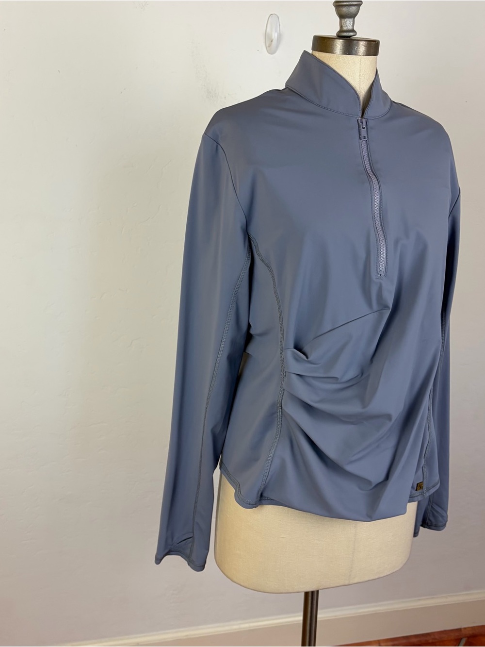 Line in the Sand Light Blue Pullover Jacket - Picture 2 of 7